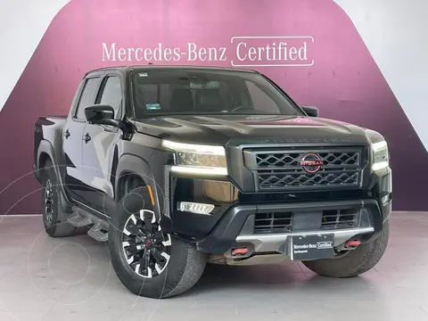 Nissan Frontier  XE usado (2022) color Negro financiado en mensualidades(enganche $252,890 mensualidades desde $10,864)