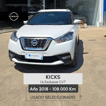 Nissan Kicks KICKS 1.6 EXCLUSIVE CVT usado (2018) color Blanco precio $26.900.000