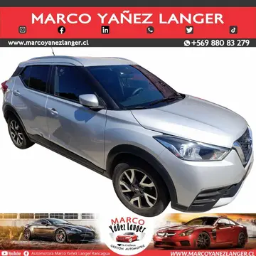 Nissan Kicks 1.6L Advance AT usado (2019) color Gris precio $11.390.000