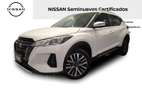 Nissan Kicks Exclusive Aut usado (2023) color Blanco precio $375,000