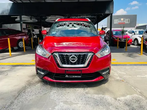 Nissan Kicks Advance Aut usado (2017) color Rojo Metalizado financiado en mensualidades(enganche $77,475 mensualidades desde $9,594)