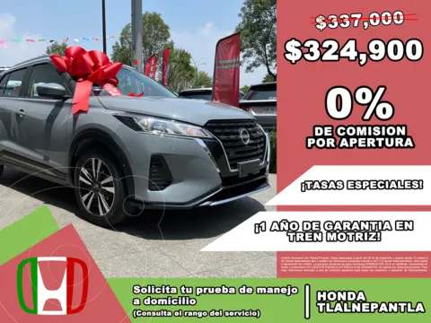 Nissan Kicks Advance usado (2023) color Gris precio $324,900