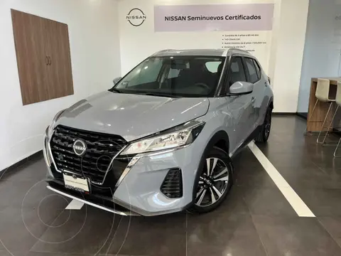 Nissan Kicks Advance Aut usado (2024) color Gris financiado en mensualidades(enganche $79,200 mensualidades desde $7,813)