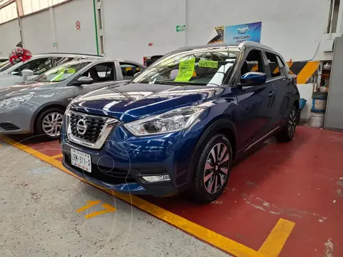 Nissan Kicks Advance Aut usado (2018) color Azul Cobalto financiado en mensualidades(enganche $59,000 mensualidades desde $4,800)
