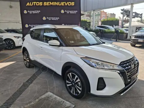 Nissan Kicks Exclusive Aut usado (2024) color Blanco Perla financiado en mensualidades(enganche $72,000 mensualidades desde $9,828)