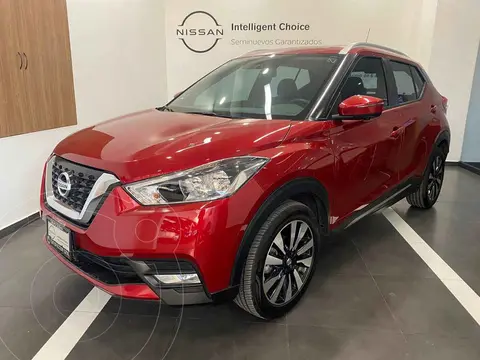 Nissan Kicks Exclusive Aut usado (2020) color Rojo precio $380,000