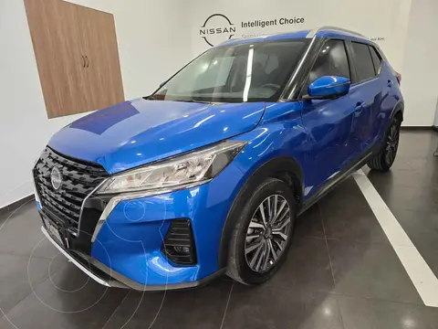 Nissan Kicks Exclusive Aut usado (2022) color Azul precio $355,000