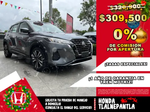 Nissan Kicks Advance usado (2023) color Gris Oscuro precio $309,500