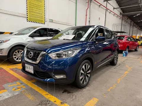 Nissan Kicks Advance Aut usado (2017) color Azul Cobalto financiado en mensualidades(enganche $53,800)