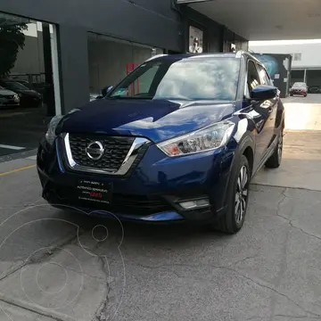 Nissan Kicks Advance Aut usado (2020) color Azul Cobalto financiado en mensualidades(enganche $69,000)