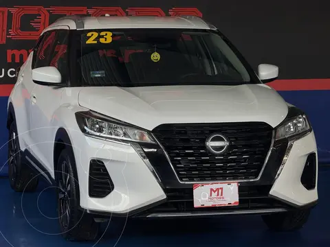 Nissan Kicks Advance usado (2023) color Blanco financiado en mensualidades(enganche $62,560)