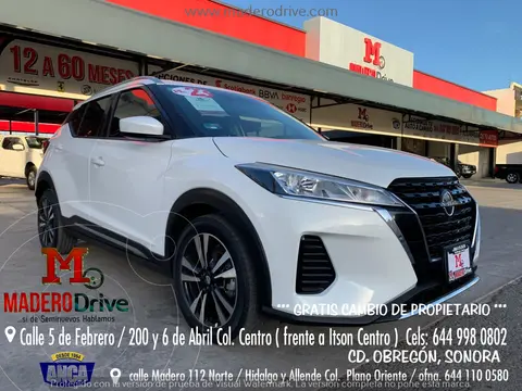 Nissan Kicks Advance Aut usado (2023) color Blanco precio $345,000
