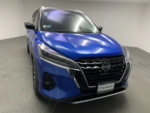 Nissan Kicks Platinum Aut usado (2021) color Azul financiado en mensualidades(enganche $92,000 mensualidades desde $10,400)
