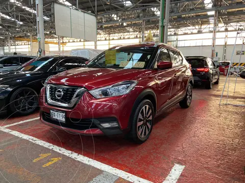 Nissan Kicks Advance usado (2020) color Rojo Metalizado financiado en mensualidades(enganche $105,000 mensualidades desde $9,000)