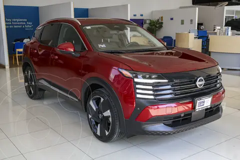 Nissan Kicks Exclusive Aut usado (2025) color Rojo Metalizado financiado en mensualidades(enganche $133,765 mensualidades desde $10,618)
