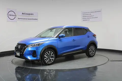 Nissan Kicks Platinum Aut usado (2023) color Azul precio $365,000