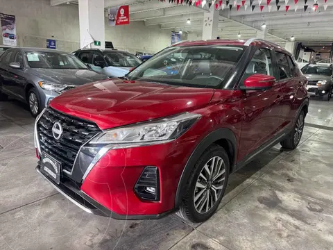 Nissan Kicks Exclusive Aut usado (2023) color Rojo financiado en mensualidades(enganche $97,282 mensualidades desde $7,442)