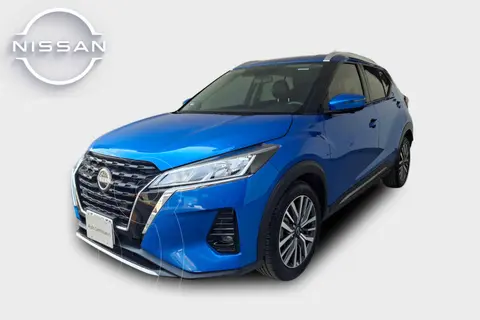 Nissan Kicks Exclusive Aut usado (2024) color Azul precio $385,000