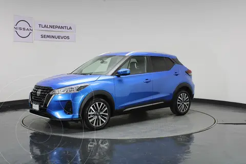 Nissan Kicks Exclusive Aut usado (2023) color Azul precio $344,000