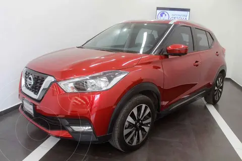 Nissan Kicks Exclusive Aut usado (2020) color Rojo financiado en mensualidades(enganche $85,800 mensualidades desde $9,977)