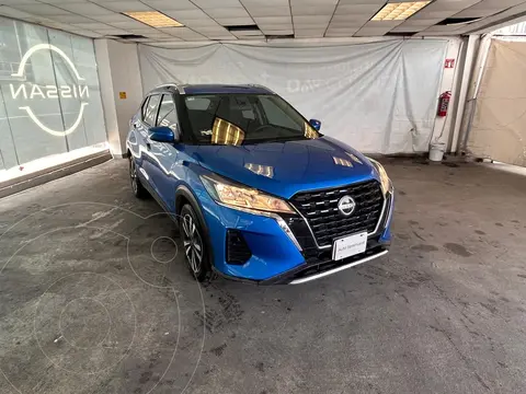 Nissan Kicks Advance usado (2024) color Azul financiado en mensualidades(enganche $137,856 mensualidades desde $6,016)
