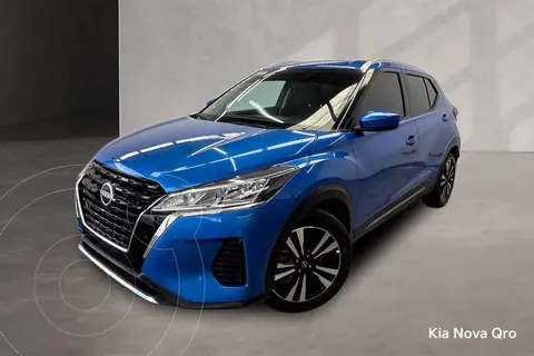 Nissan Kicks Advance Aut usado (2022) color Azul financiado en mensualidades(enganche $85,838 mensualidades desde $7,369)
