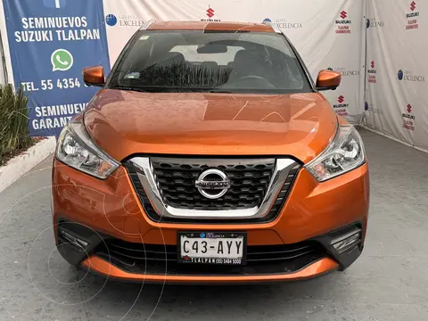 Nissan Kicks Exclusive Aut usado (2018) color Naranja Metalico precio $295,000