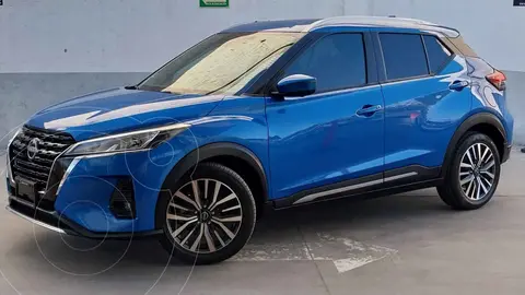 Nissan Kicks Exclusive Aut usado (2022) color Azul precio $364,000