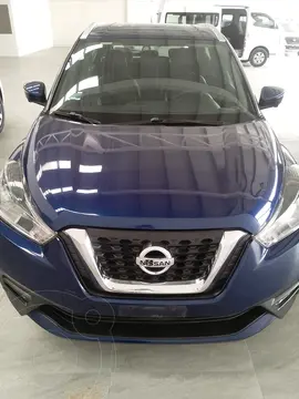 Nissan Kicks Exclusive Aut usado (2018) color Azul Cobalto financiado en mensualidades(enganche $560,000)