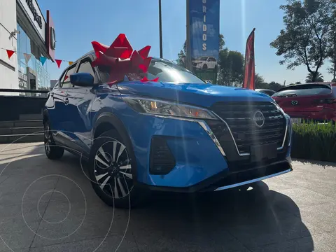Nissan Kicks Advance Aut usado (2024) color Azul financiado en mensualidades(enganche $137,856 mensualidades desde $5,800)