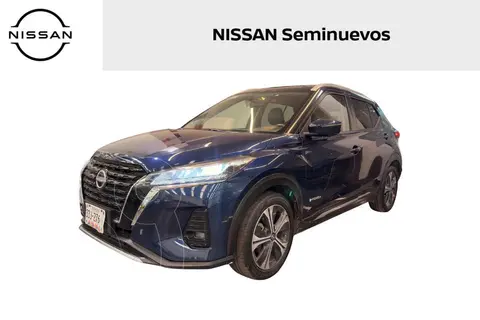 Nissan Kicks Exclusive Aut usado (2023) color Azul precio $383,000