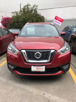 Nissan Kicks Exclusive Aut usado (2019) color Rojo financiado en mensualidades(enganche $70,200)
