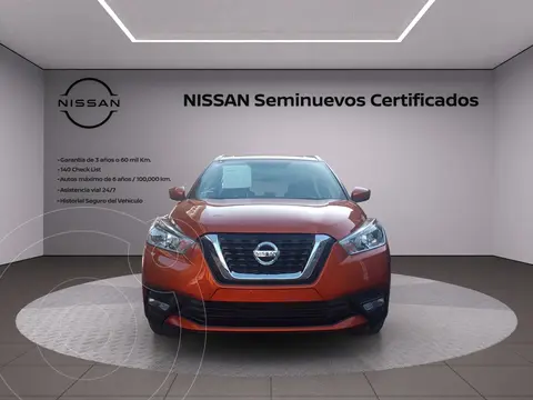 Nissan Kicks Advance Aut usado (2020) color Naranja financiado en mensualidades(enganche $101,945 mensualidades desde $4,865)