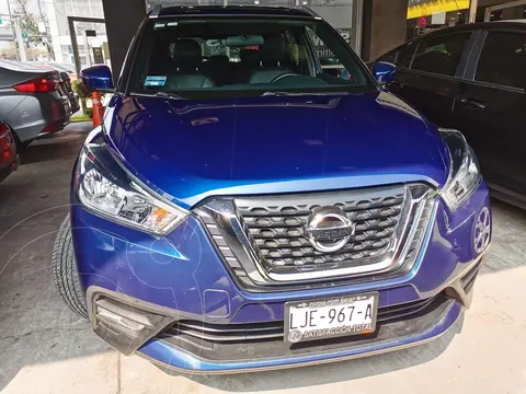 Nissan Kicks Exclusive Aut usado (2017) color Azul financiado en mensualidades(enganche $78,750 mensualidades desde $80,000)