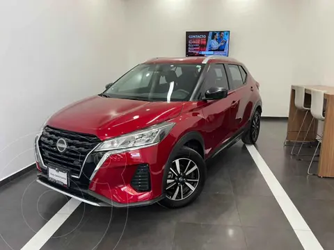 Nissan Kicks Advance usado (2023) color Rojo financiado en mensualidades(enganche $68,200 mensualidades desde $6,728)