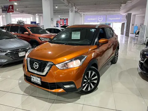 Nissan Kicks Advance Aut usado (2020) color Naranja financiado en mensualidades(enganche $91,250 mensualidades desde $5,384)