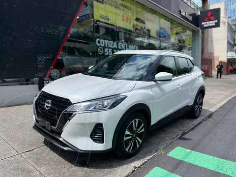 Nissan Kicks Advance Aut usado (2024) color Blanco financiado en mensualidades(enganche $82,656 mensualidades desde $7,887)
