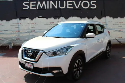 Nissan Kicks Advance Aut usado (2019) color Blanco Perla financiado en mensualidades(enganche $67,800)