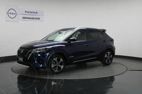 Nissan Kicks Exclusive usado (2025) color Azul precio $494,000