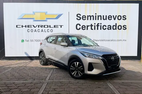 Nissan Kicks Advance usado (2023) color plateado financiado en mensualidades(enganche $104,325 mensualidades desde $6,951)