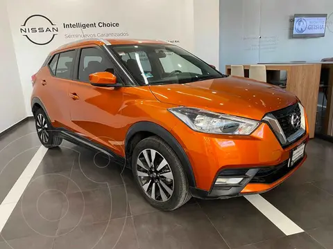 Nissan Kicks Advance Aut usado (2020) color Naranja precio $375,000