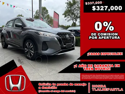 Nissan Kicks Advance usado (2023) color Gris Oscuro precio $319,900