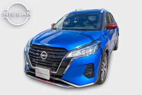 Nissan Kicks Exclusive Aut usado (2022) color Azul precio $331,000