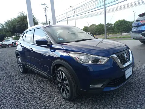 Nissan Kicks Advance Aut usado (2018) color Azul financiado en mensualidades(enganche $81,340 mensualidades desde $7,475)