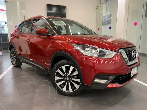 Nissan Kicks Exclusive Aut usado (2020) color Rojo precio $290,000