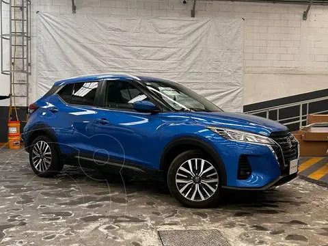 Nissan Kicks Exclusive Aut usado (2022) color Azul precio $359,000