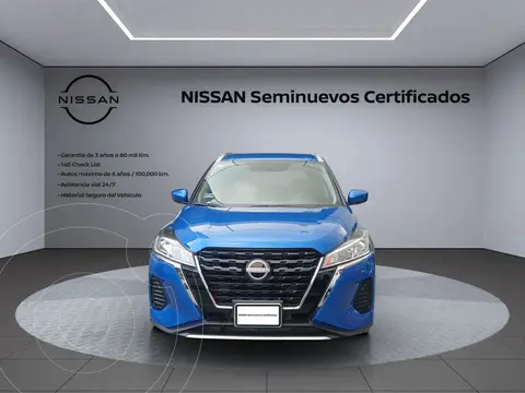 Nissan Kicks Advance usado (2023) color Azul financiado en mensualidades(enganche $117,095 mensualidades desde $5,588)