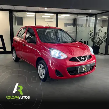 Nissan March Active usado (2019) color Rojo financiado en cuotas(anticipo $9.000.000)