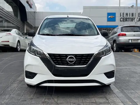 Nissan March Sense Aut usado (2023) color Blanco financiado en mensualidades(enganche $69,496 mensualidades desde $4,630)