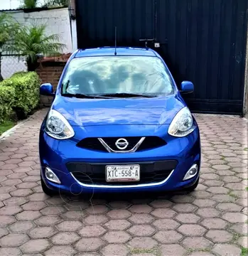 Nissan March Advance NAVI Aut usado (2017) color Azul Electrico precio $180,000